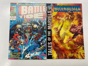 4 MARVEL comic books Hellstorm #1 Six Serius #1 Battle Tide #4 Tales #1 73 KM11