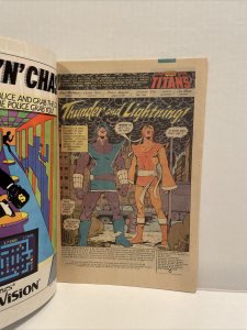 New Teen Titans #32 1st Appearance Thunder And Lightening