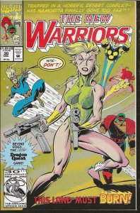 The New Warriors #30 (1992) - NM-