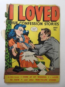 I Loved Real Confession Stories #28 (1949) PR Condition see description
