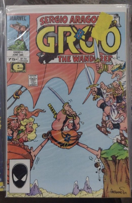GROO THE WANDERER# 4 EPIC MARVEL 1985 SERGIO ARAGONES