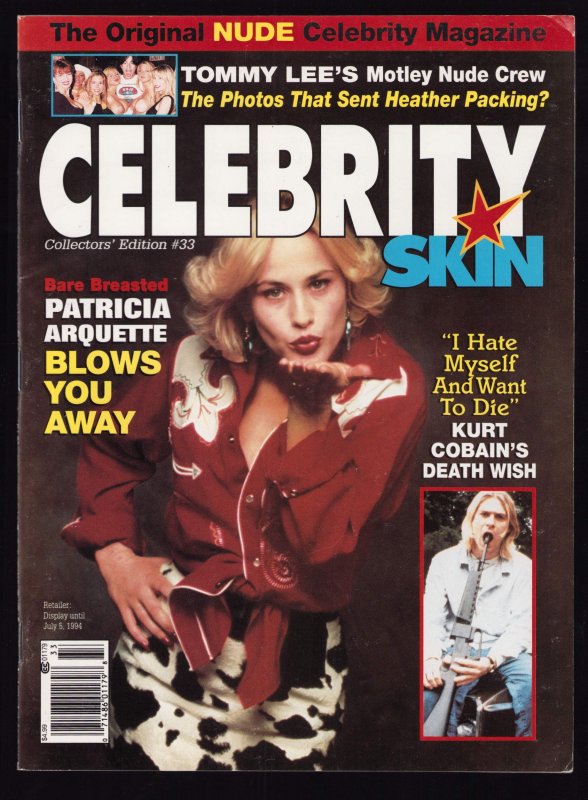 Celebrity Skin Collectors Edition #31 & 33 2pc Lot (7.0) 1994