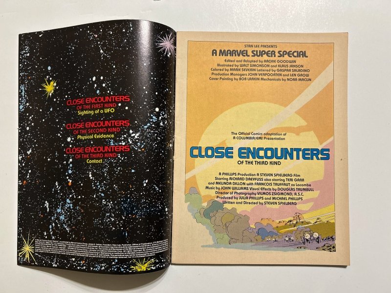 Marvel Super Special Magazine #3 VF- 7.5 Close Encounters of the Third Kind