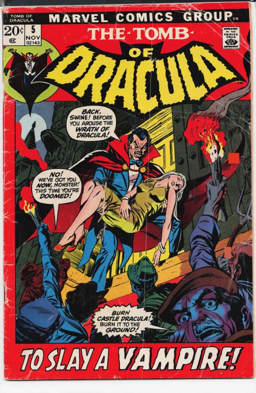 Tomb of Dracula #5 (1972) Tomb of Dracula