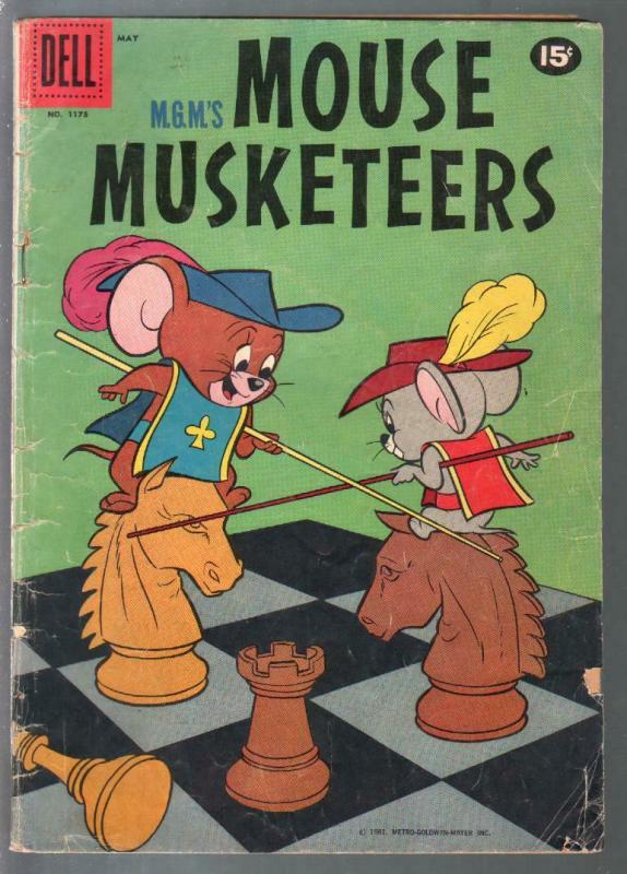 M.G.M.'s Mouse Musketeers-Four Color Comics #1175 1961-G/VG 