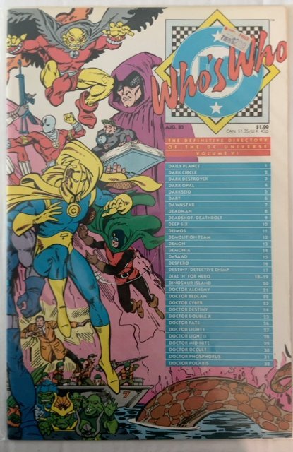 Who's Who: The Definitive Directory of the DC Universe #6 (1985)