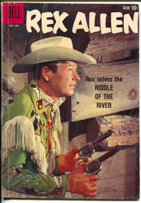 Rex Allen #31 1956-Dell-photo cover-B-Western film star-VG+