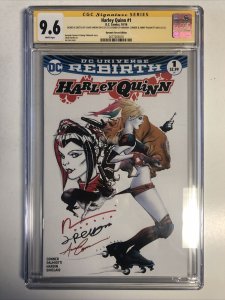 Harley Quinn (2016) #1 (CGC 9.6 SS WP) Signed Hardin,Conner &Palmiotti