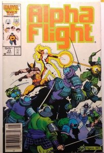 Alpha Flight #34 (1986) CPV 1st Lady Deathstrike