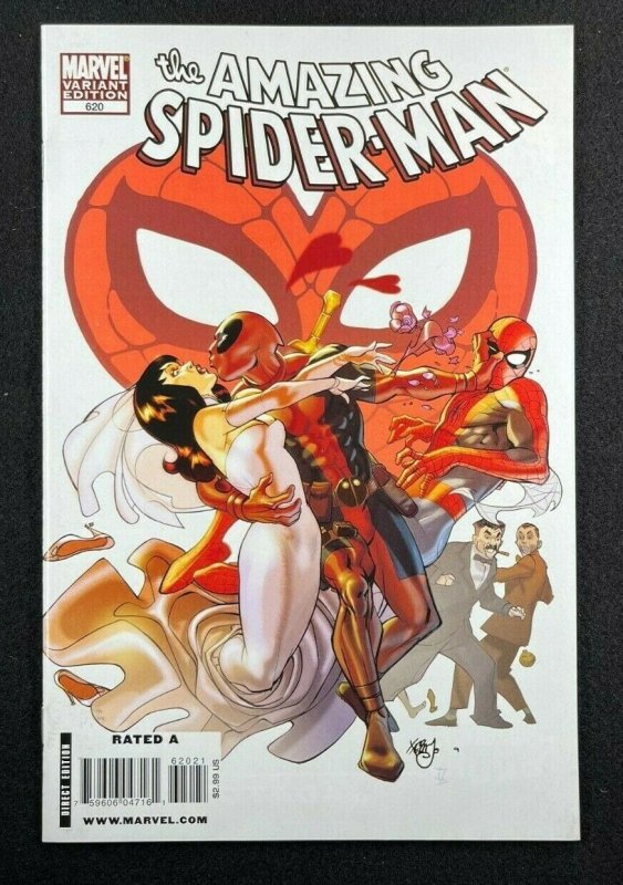 Amazing Spider-Man (1963) #620 NM (9.4) Pasqual Ferry 1:15 Deadpool Variant