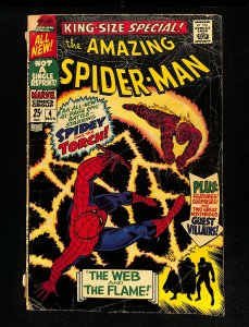 Amazing Spider-Man Annual #4 Human Torch! Mysterio!