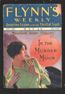 Flynn's 5/19/1926-Munsey-In The Murder Moon-Pulp crime stories-Gaston Leroux-M