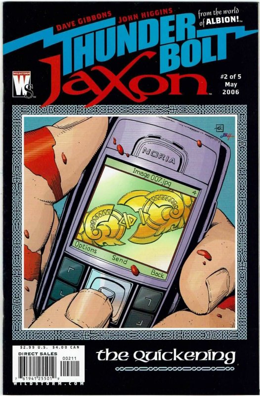 Thunderbolt Jaxon #1,2,3,4,5 Wildstorm Dave Gibbons Full Run NM