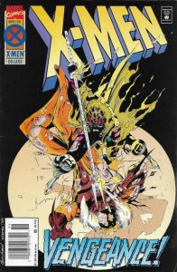 X-Men (2nd Series) #38 (Newsstand) VG ; Marvel | low grade comic Gambit vs Sabre