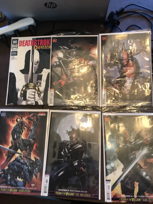 Deathstroke by Priest Complete Set 1-50 including many Mattina variants 52 books