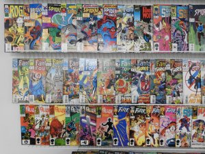 Huge Lot 180+ Comics W/ Fantastic Four, Daredevil, Spidey+ Avg Fine+ Condition!!