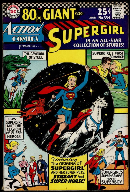 Action Comics #334 80-Page Giant (Mar 1966 DC)  6.0 FN