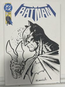 BATMAN #1 Original Sketch by Sergio Davila | DC Comics | Hand-Drawn Art - CGC SS