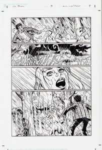 BPRD: Dead Remembered #3 Pg. 9 - INTERIOR PAGE - KARL MOLINE 2011 (HELLBOY UNI)