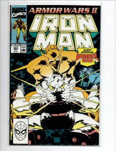 Iron Man 2PC #262-263 - Direct Edition - Armor Wars II (VF/NM) 1990