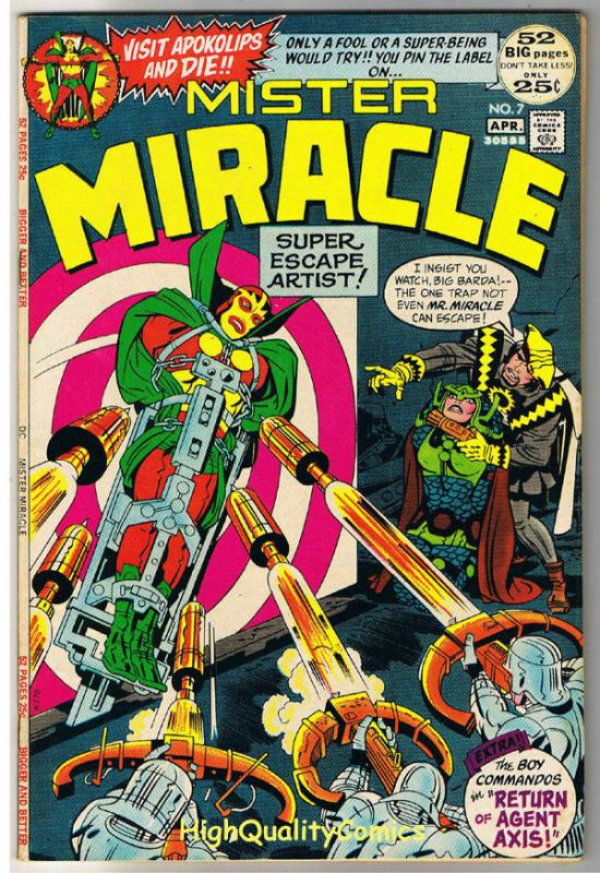 MISTER MIRACLE #7, VF, Jack Kirby,  Apokolips, 1971, more in store