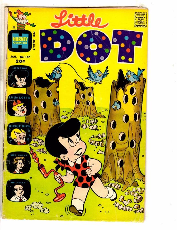 5 Harvey Comics Lotta 99 Casper 164 Dot 147 Casper SpaceShip 3 Sad Sack 232 J253