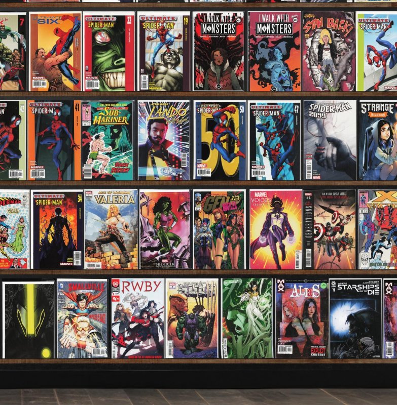 Huge Lot 170+ Comics with Ultimate Spider-Man, Ultimate Six & More!