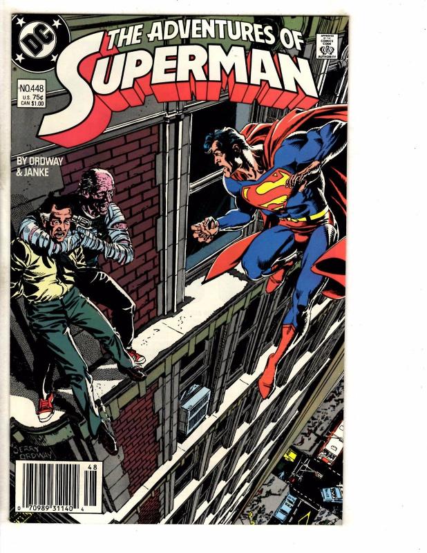 8 Superman DC Comic Books # 441 442 443 444 445 446 447 448 Batman Flash PP11