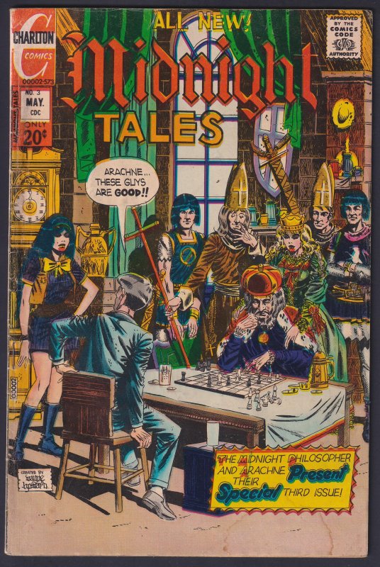 Midnight Tales 3 (1973) VG- Bronze Age Charlton comic
