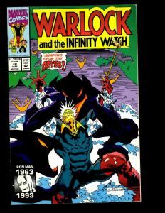 12 Warlock And The Infinity Watch Comics # 1 2 8 9 10 12 13 14 16 17 19 20 EK10