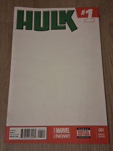 Hulk #1 Blank Cover (2014) Fine