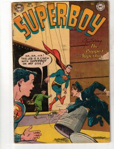 Superboy #29 1953 Earliest Issue Sold! GD Affordable-Grade 1st Puppet Super Boy