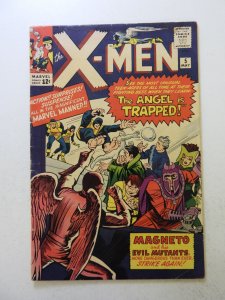 The X-Men #5 (1964) VG/FN condition stains front and back cover