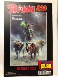 SPAWN 322c (September 2021) VF-NM low print run later Spawn McFarlane marches on
