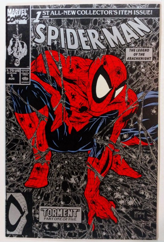 Spider-Man #1 (8.5, 1990), 1st Todd McFarlane Solo Marvel Project