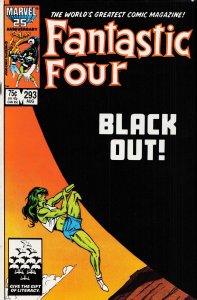 Fantastic Four #293 Direct Edition (1986) Fantastic Four