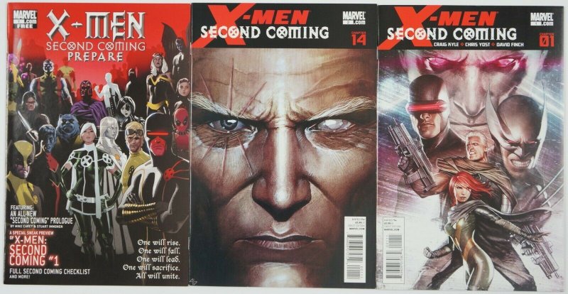 X-Men: Second Coming #1-2 VF/NM complete series + prepare - cable/hope set lot