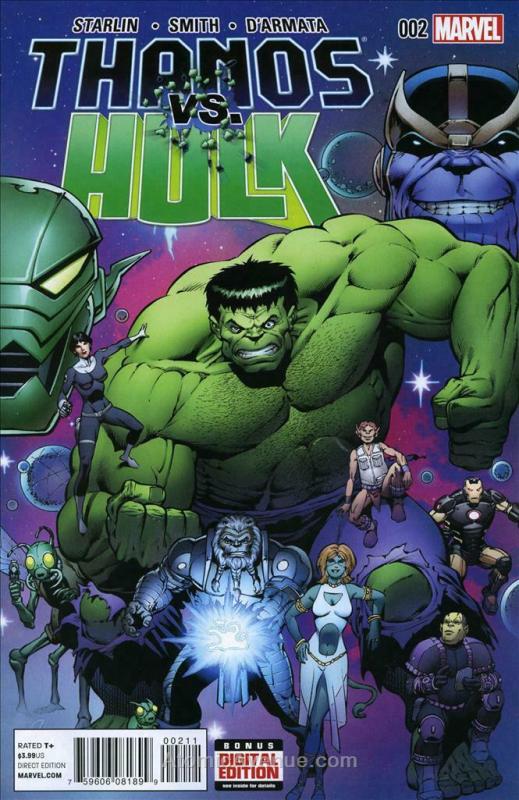 Thanos vs. Hulk #2 VF/NM; Marvel | save on shipping - details inside