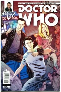 DOCTOR WHO #1 C, VF+, 9th, Variant, Tardis, 2015, Titan, 1st, more DW in store