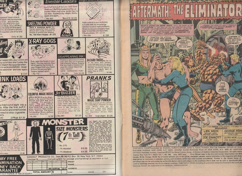 Fantastic Four(vol. 1) # 185  A Living Trap called the Eliminator !