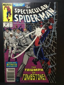 The Spectacular Spider-Man #155 Newsstand Edition (1989)