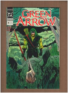 Green Arrow #46 DC Comics 1991 Mike Grell NM- 9.2