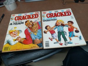 Cracked Magazine 203 & 205 Mr T & Gary Coleman Boxing Covers 1984 Bronze Age lot