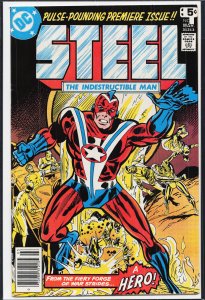 Steel, the Indestructible Man #1 (1978) Steel [Key Issue]