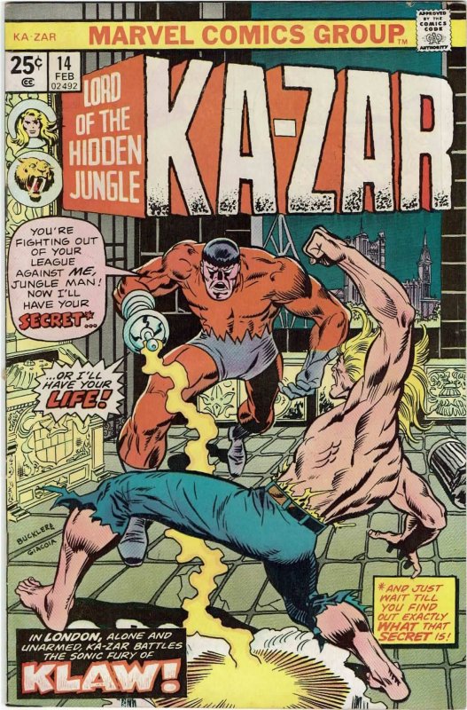 Ka-Zar #14 (1974 v2) 1st Tandy Snow VF-