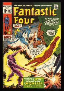 Fantastic Four #105 VF 8.0 White Pages