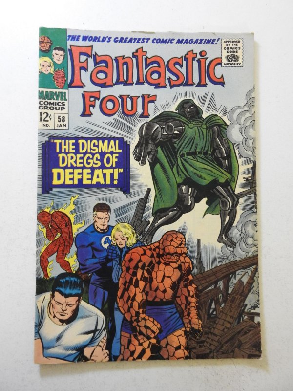 Fantastic Four #58 (1967) FN- Condition!