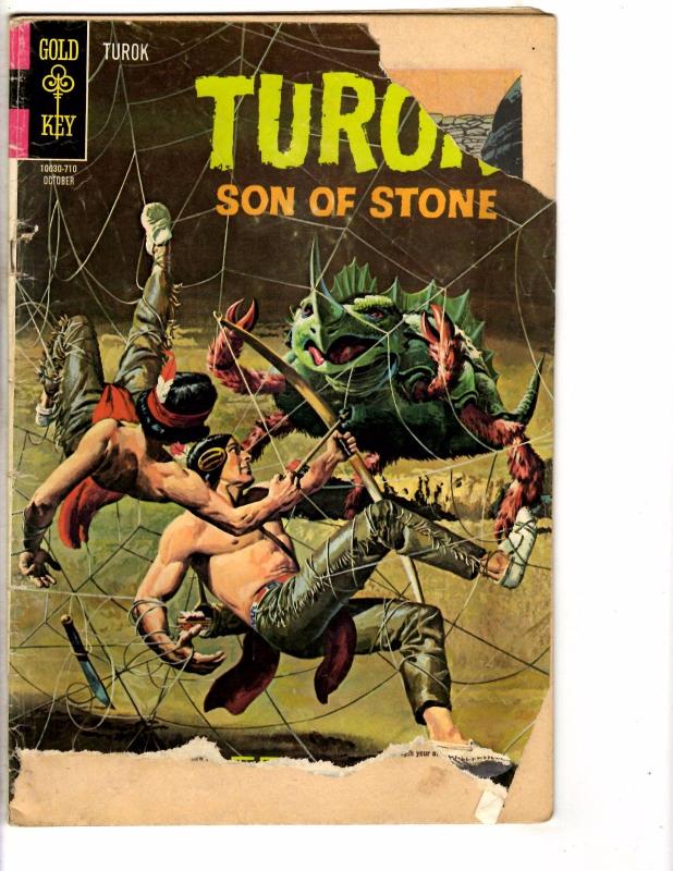 Lot Of 4 Turok Son Of Stone Gold Key Comic Books # 51 57 59 74 Jungle Series DK1