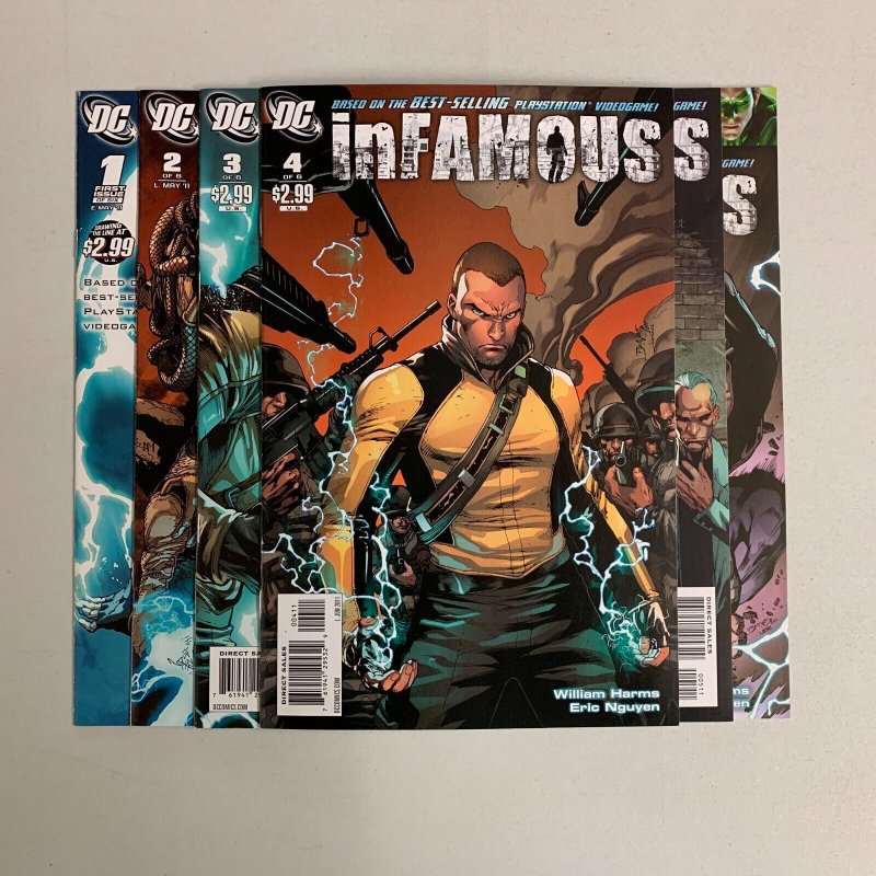 InFamous #1-6 Set (DC 2011) 1 2 3 4 5 6 William Harms (9.0+) 