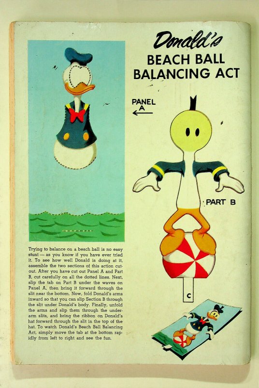 Walt Disney's Donald Duck Beach Party - Dell Giant #4 (1957, Dell) - Good 